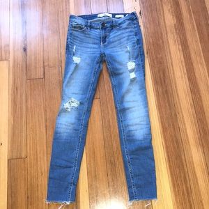 low rise hollister jeans